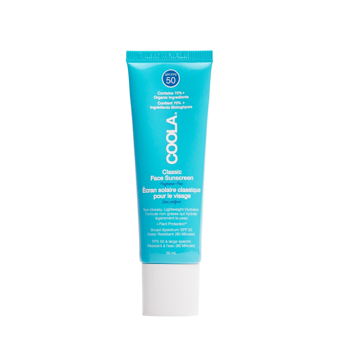COOLA CLASSIC FACE LOTION SPF 50 - FRAGRANCE FREE - 50 ML
